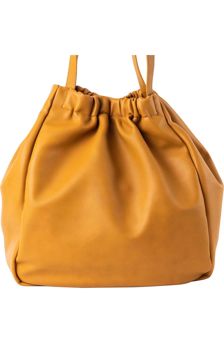 Urban Originals Paradise Vegan Leather Tote, Alternate, color, Mustard