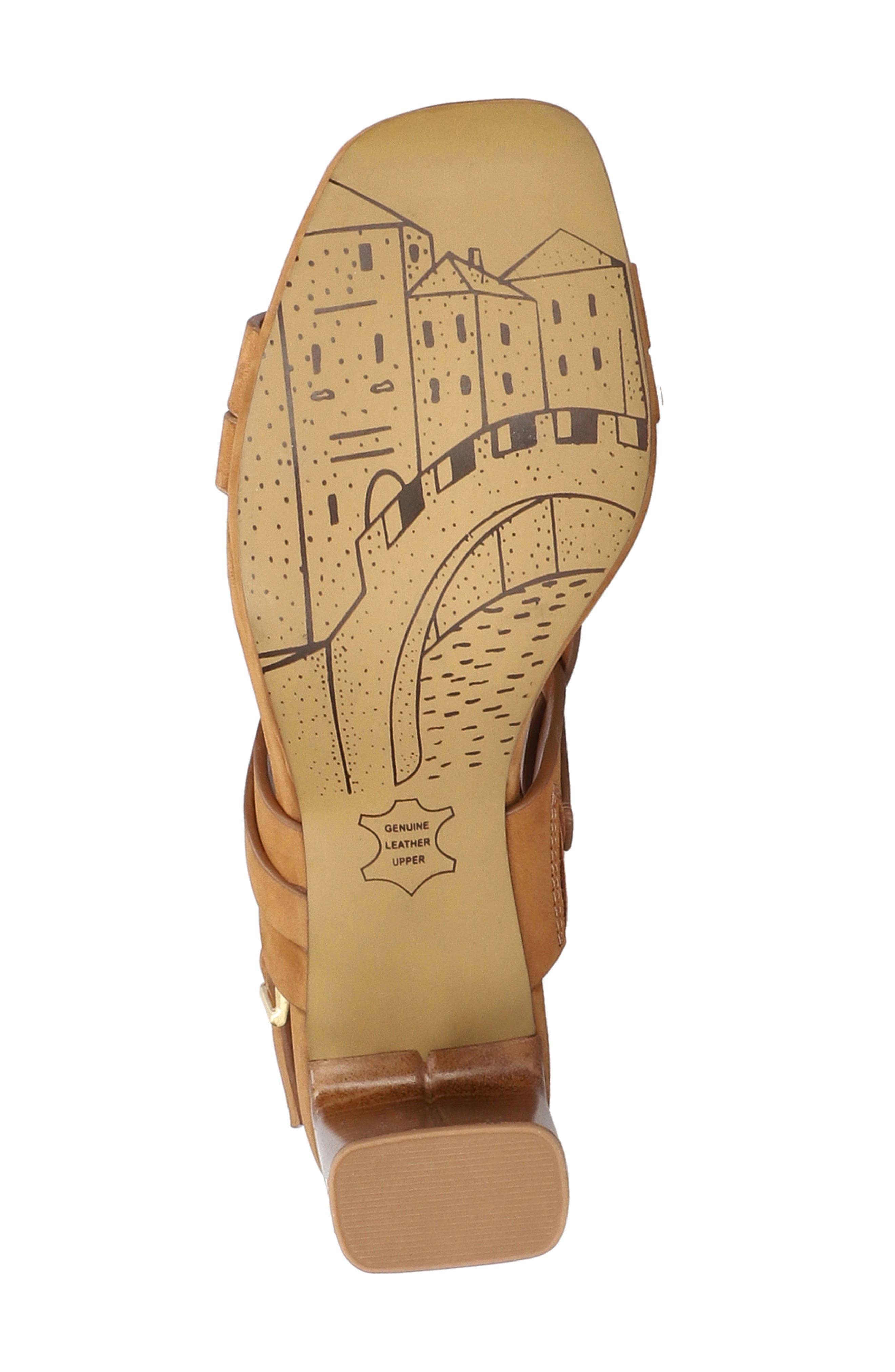 Desoto Slingback Sandal, Alternate, color, DARK TAN LEATHER