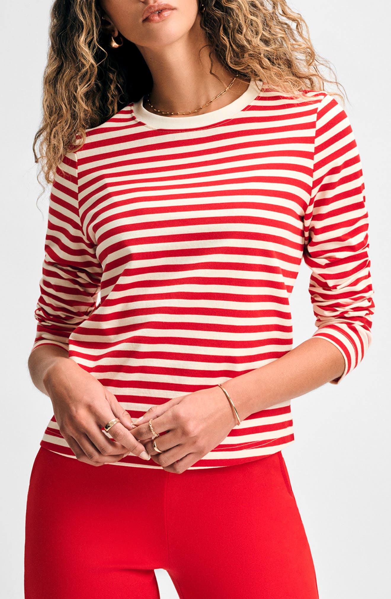 Women's Red Striped Tops | Nordstrom