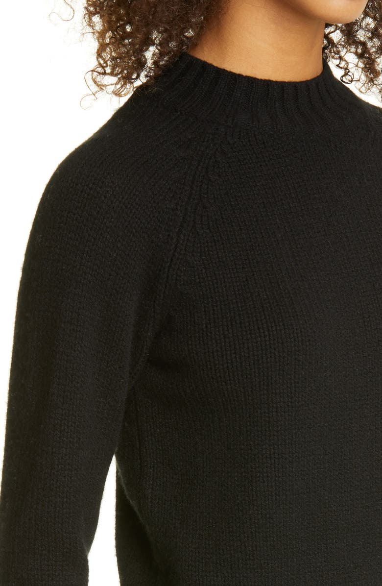 Vince Shrunken Mock Neck Cashmere Sweater, Alternate, color,
