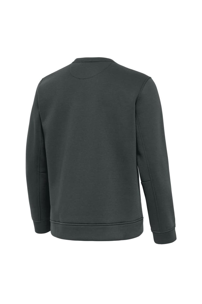 Men's Antigua Pewter Philadelphia Eagles Relevant Lightweight Pullover Sweatshirt, Alternate, color, Pewter