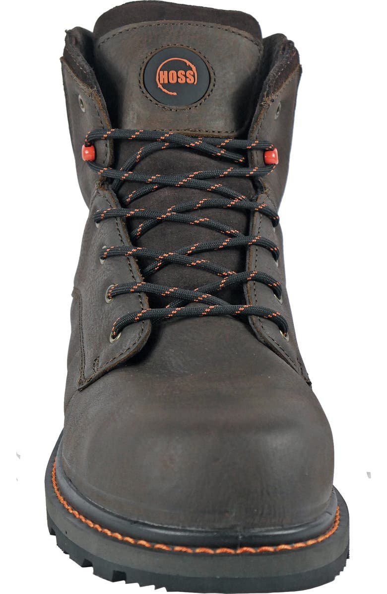 Hoss Boot Company HOSS Carson 6 Inch Soft Toe Work Boot, Alternate, color, Brown
