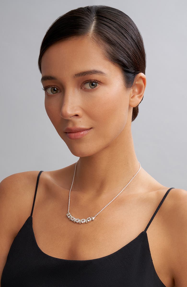 LAGOS Rittenhouse White Topaz Pendant Necklace, Alternate, color, Gold