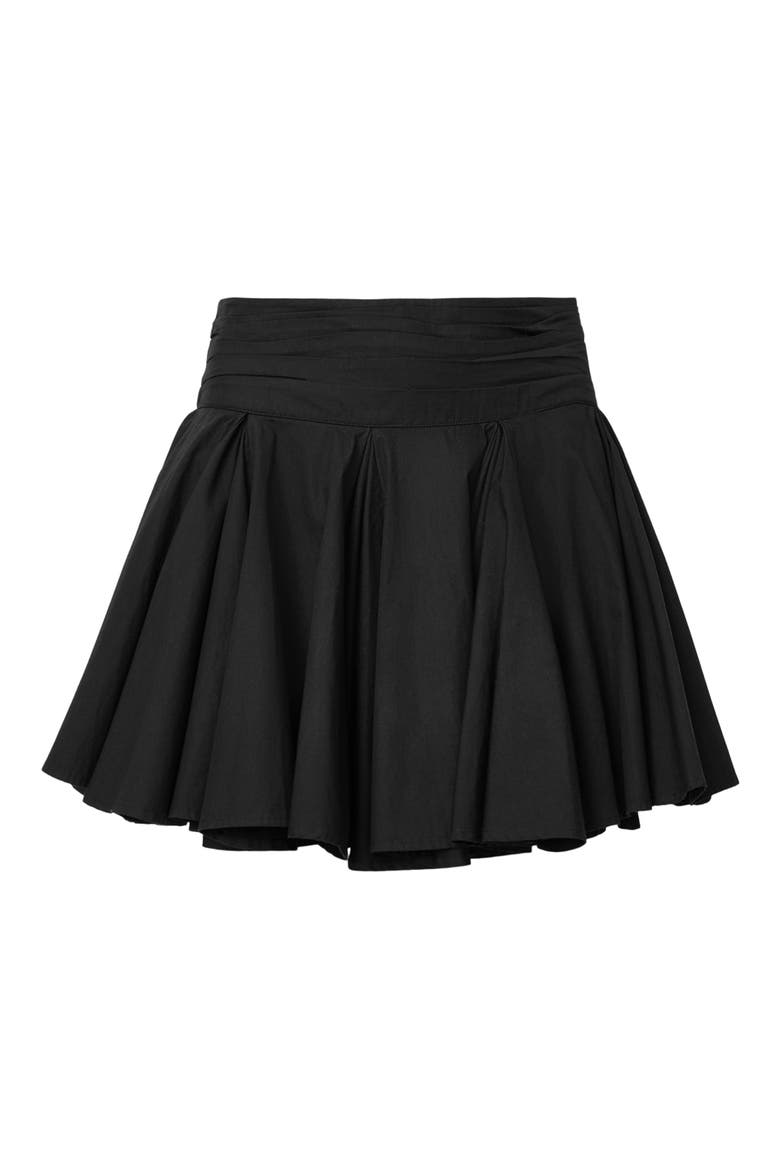 Tulip Miniskirt, Alternate, color, BLACK