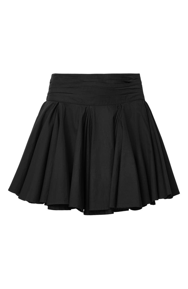 AllSaints Tulip Miniskirt, Alternate, color, Black