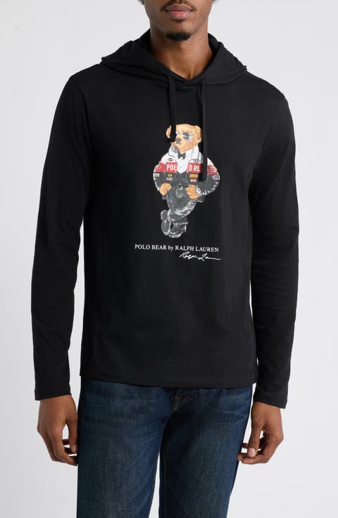 Polo Bear Hooded Graphic T-Shirt