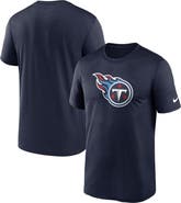 Nike Men's Nike  Navy Tennessee Titans Legend Logo Performance T-Shirt