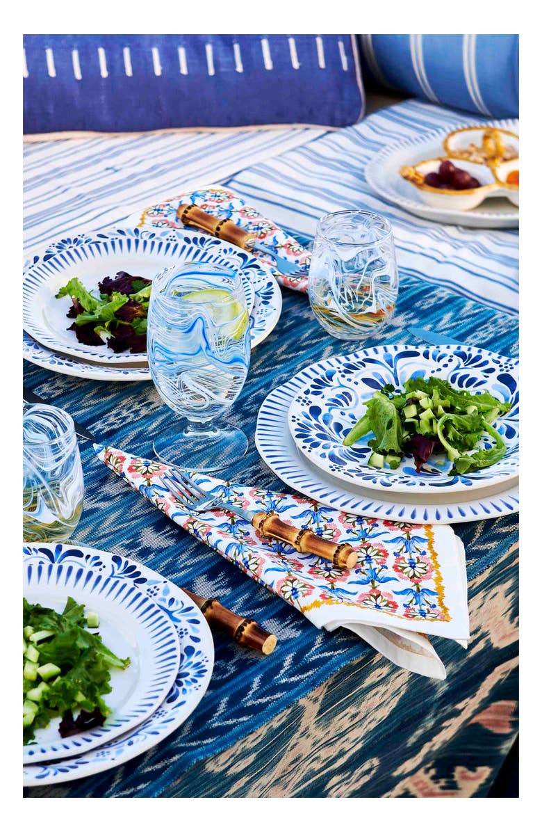 Juliska Emilie Set of 4 Cotton Napkins, Alternate, color, Chambray