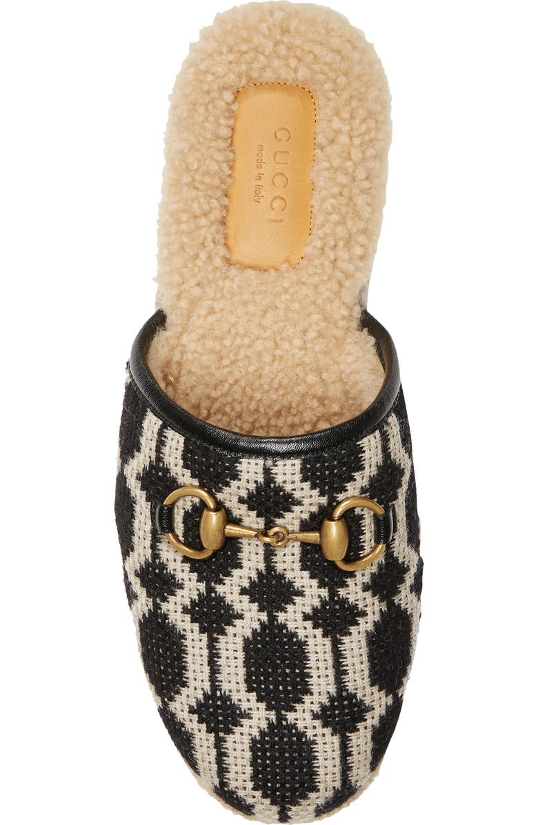 Gucci Fria Genuine Shearling Lined Mule, Alternate, color,