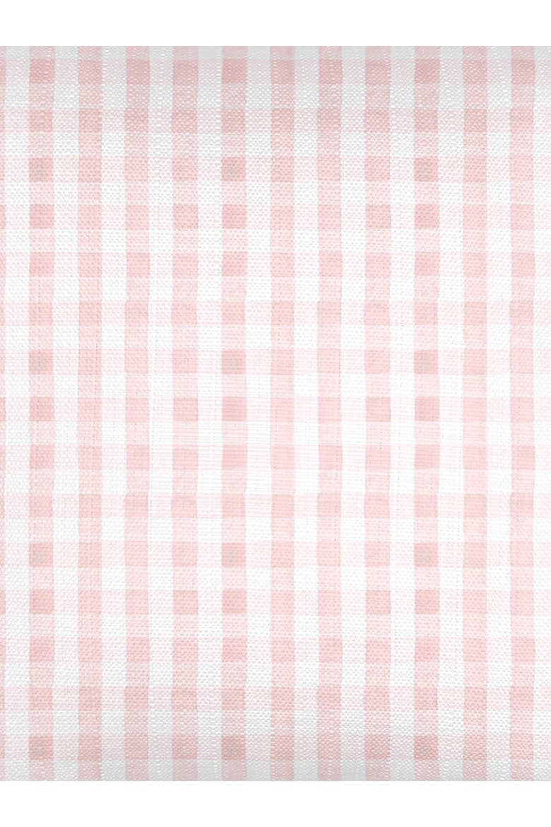 Gingham Linen Pillow Cover Only, Alternate, color, Pink