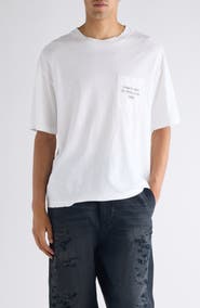 Acne Studios Exford Logo Pocket T-Shirt