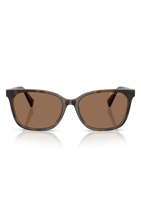 56mm Gradient Square Sunglasses