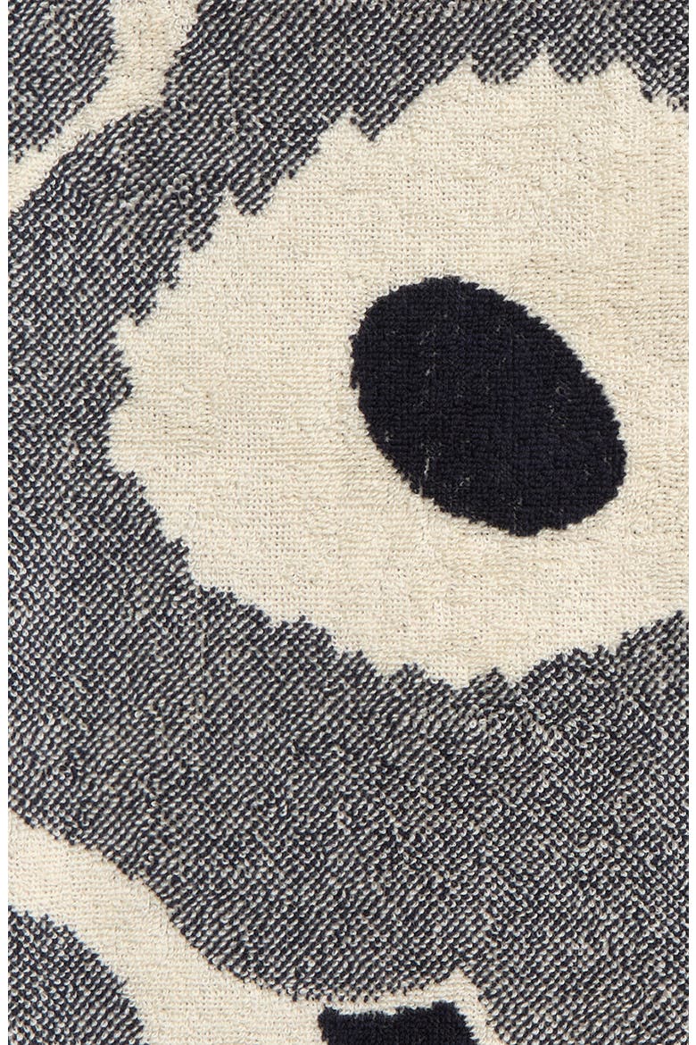 Unikko Cotton Bath Towel, Alternate, color, WHITE