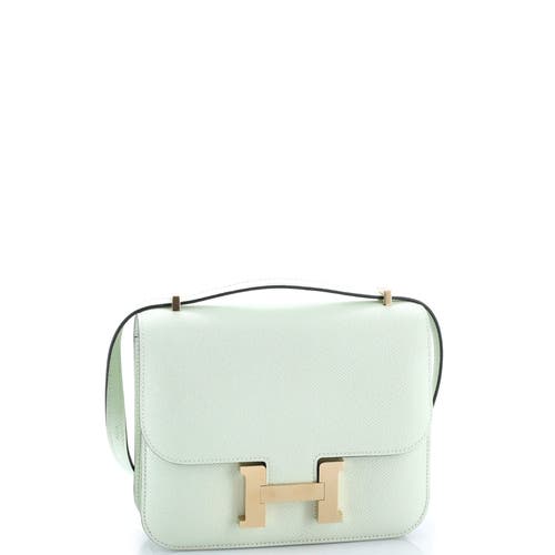 Pre-owned Hermes  Hermes Constance Nm Bag Epsom 18 In Green