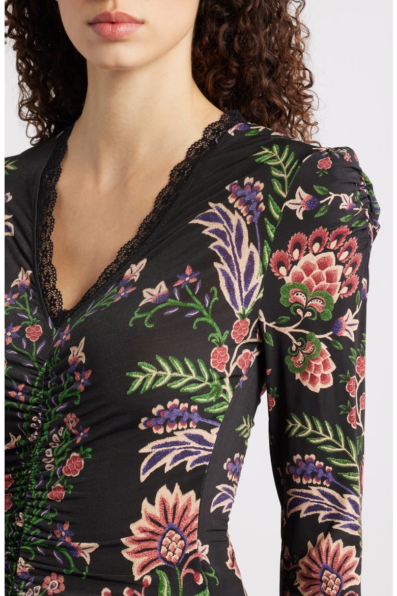 Marvelous Garden Knit Top, Alternate, color, BLACK