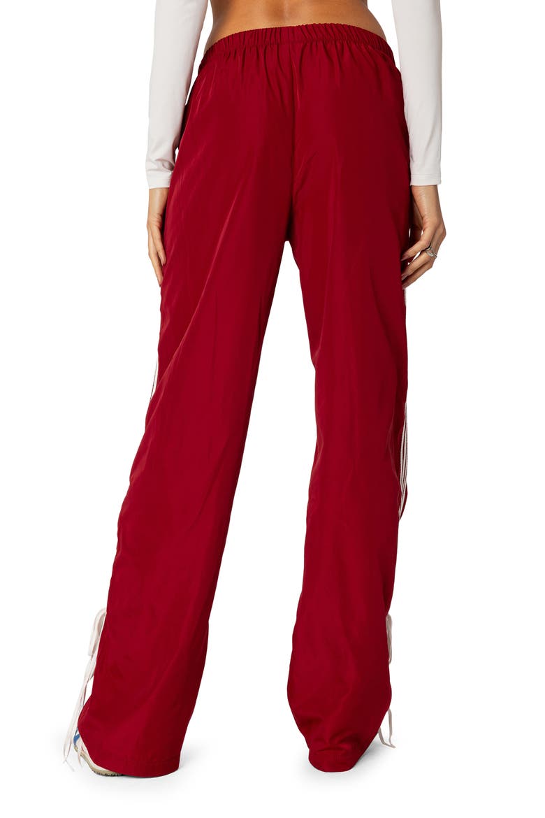 Remy Tie Detail Track Pants, Alternate, color, RED