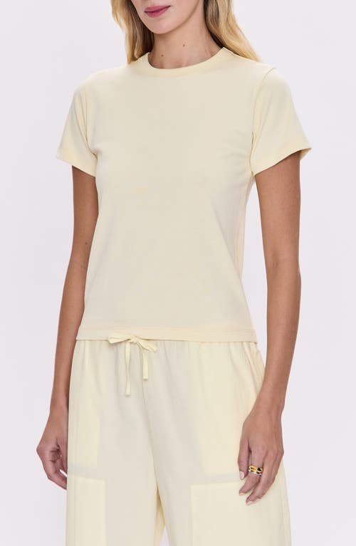 Pistola Alba Baby Tee In Lemonade