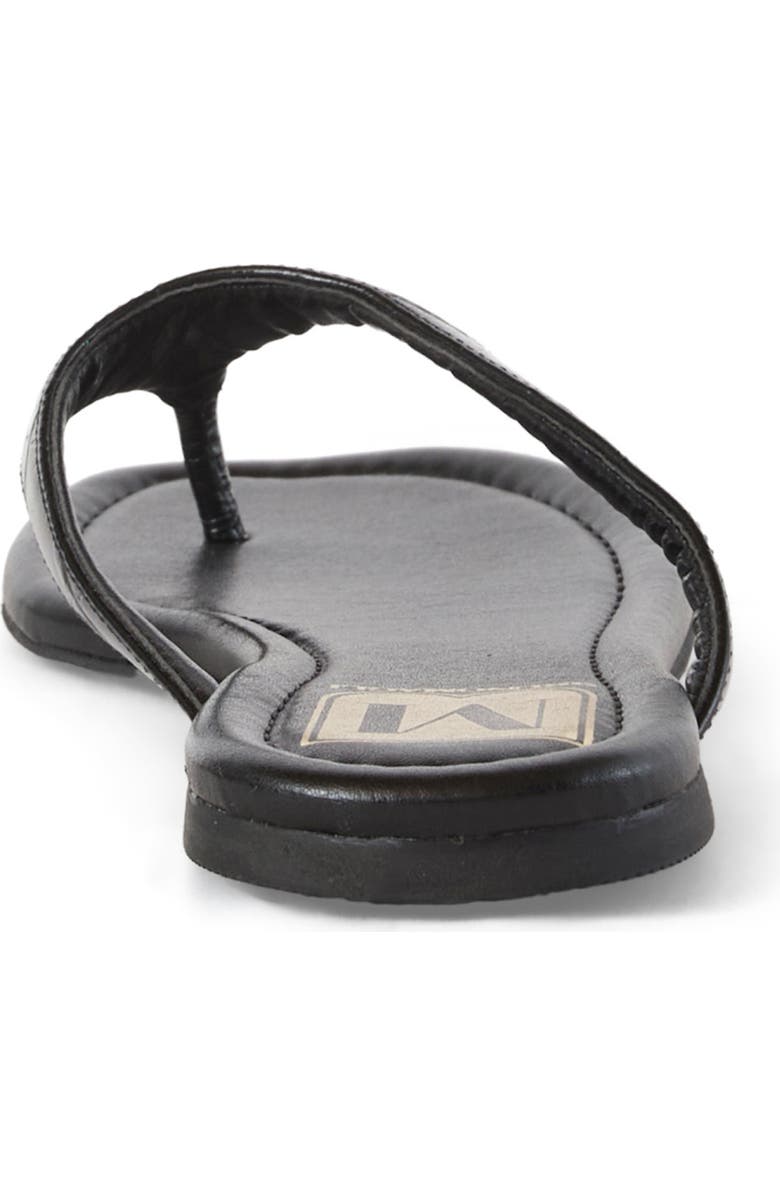 Bruno Magli Malora Flip Flop, Alternate, color, Black Leather