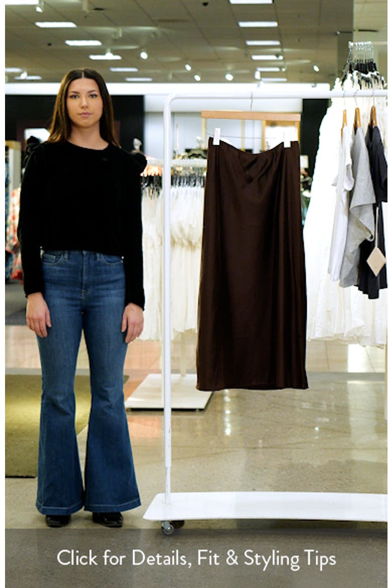 Satin Midi Skirt video