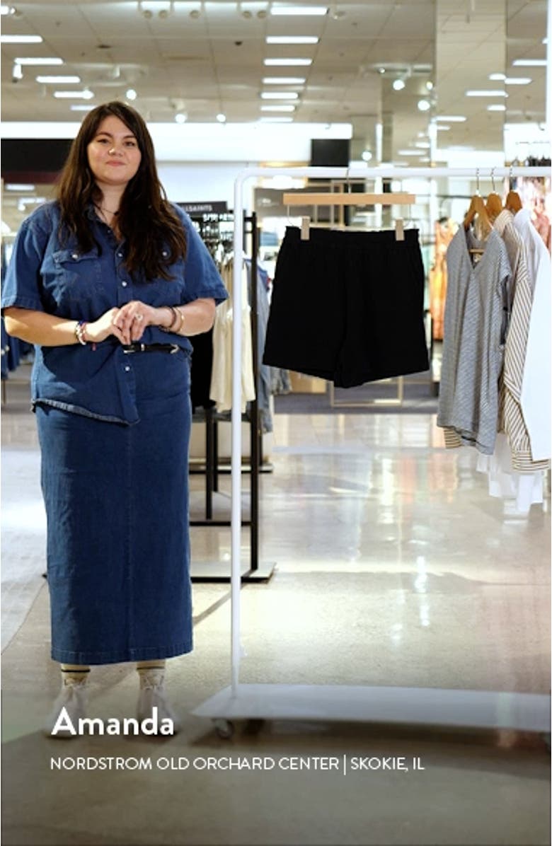 Leighton Pull-On Cotton Shorts, sales video thumbnail