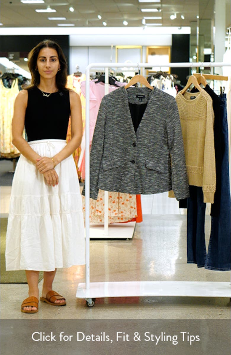 Tweed Knit Blazer, sales video thumbnail