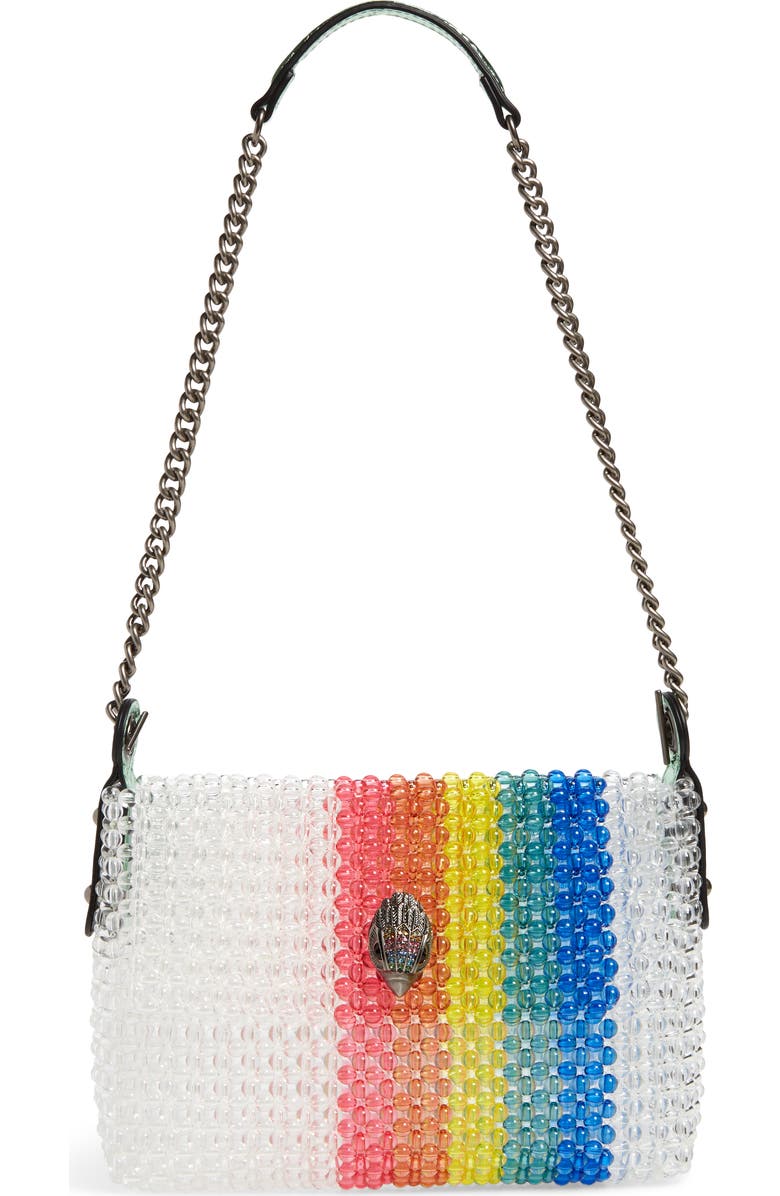 Kurt Geiger London Kensington Beaded Shoulder Bag, Main, color,