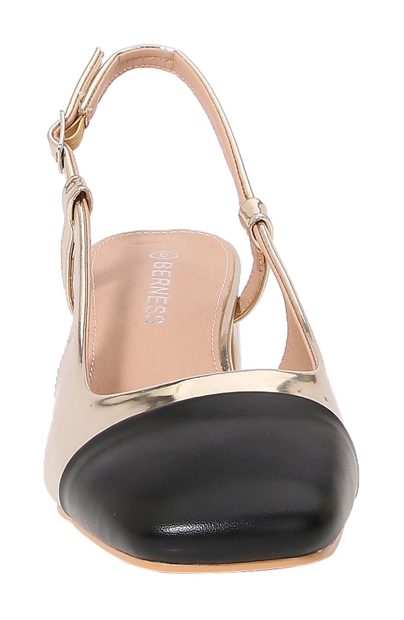 BERNESS Bethany Slingback Pump, Alternate, color, Gold