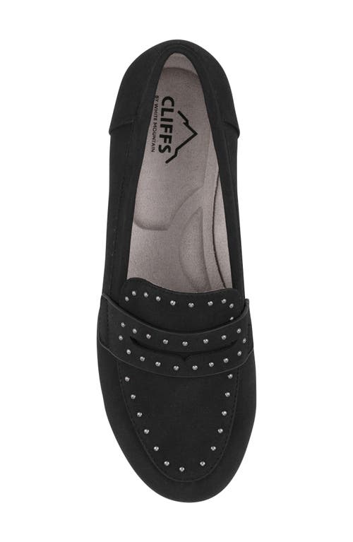 Cliffs By White Mountain Giada Stud Driving Loafer In Black
