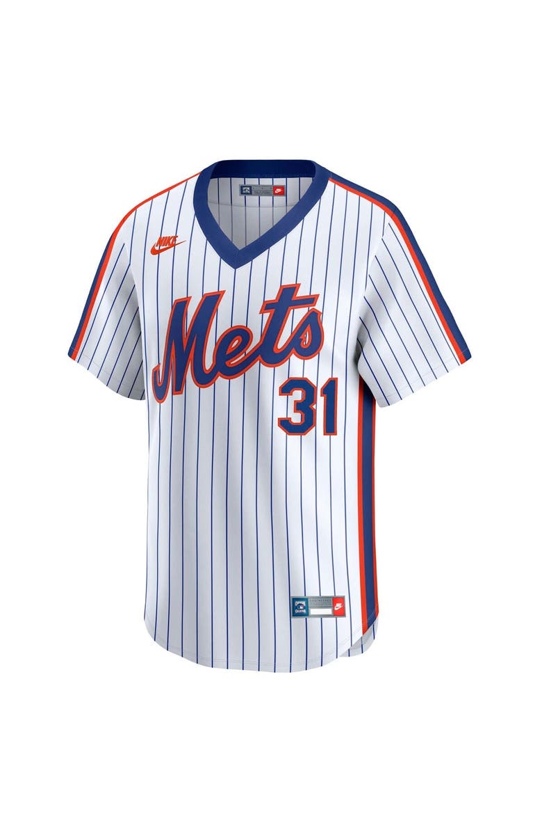 Nike Men's Nike Mike Piazza White New York Mets Throwback Cooperstown Collection Limited Jersey, Alternate, color, White