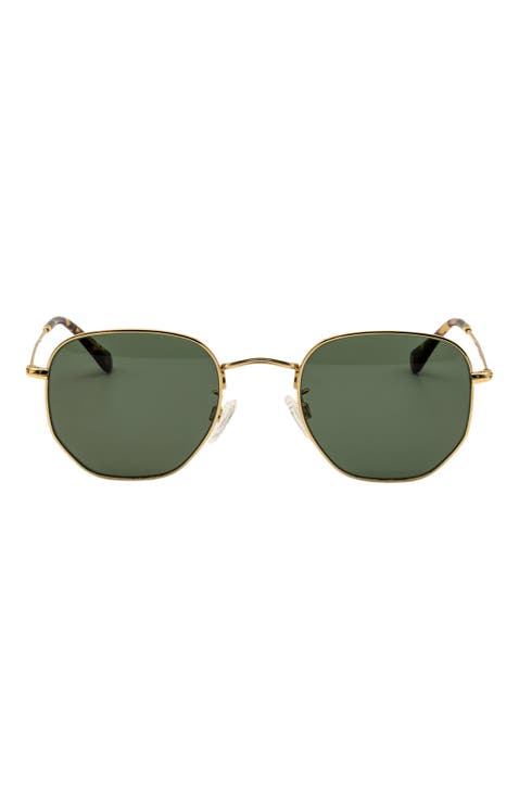 Nico Hexagonal German Stainless Steel Sunglasses