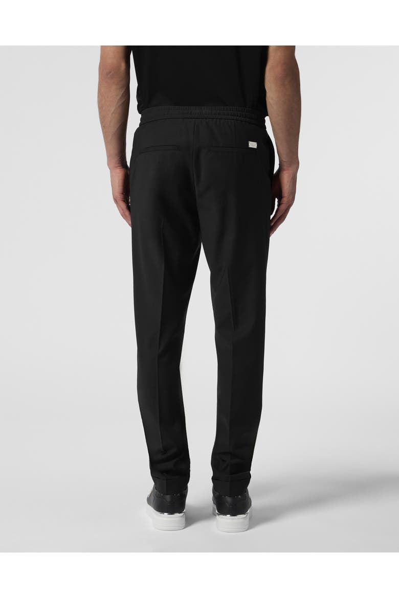 Wool Gigolo Fit Trousers Men, Alternate, color, black