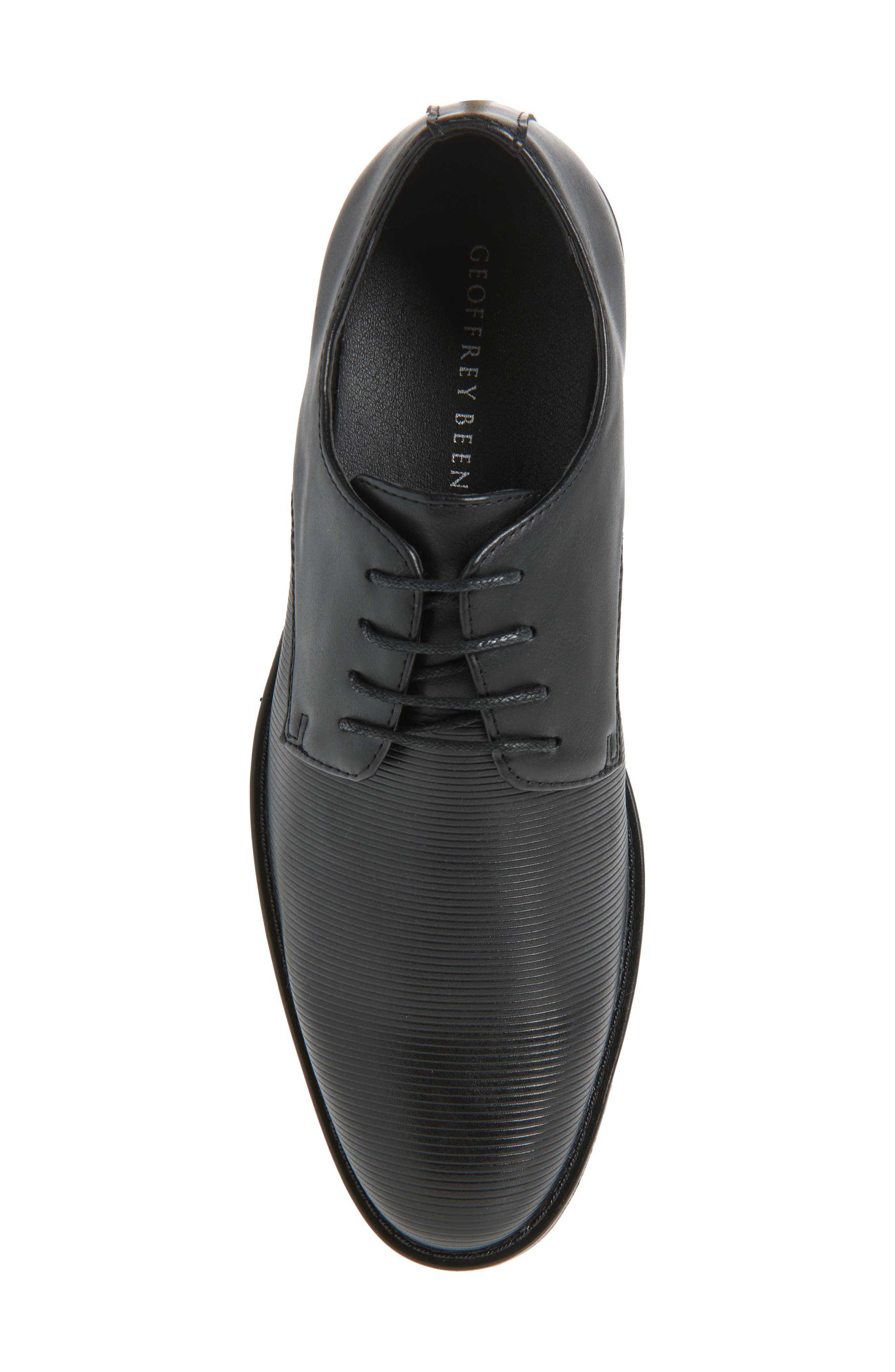 GEOFFREY BEENE Ribbed Derby, Alternate, color, Black