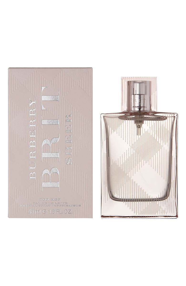 Burberry Brit Sheer Eau de Toilette - 1.7 fl oz., Main, color, 