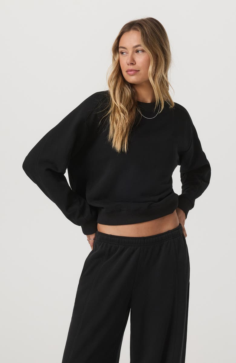 Vuori Sedona Seams Sweatshirt, Alternate, color, Black