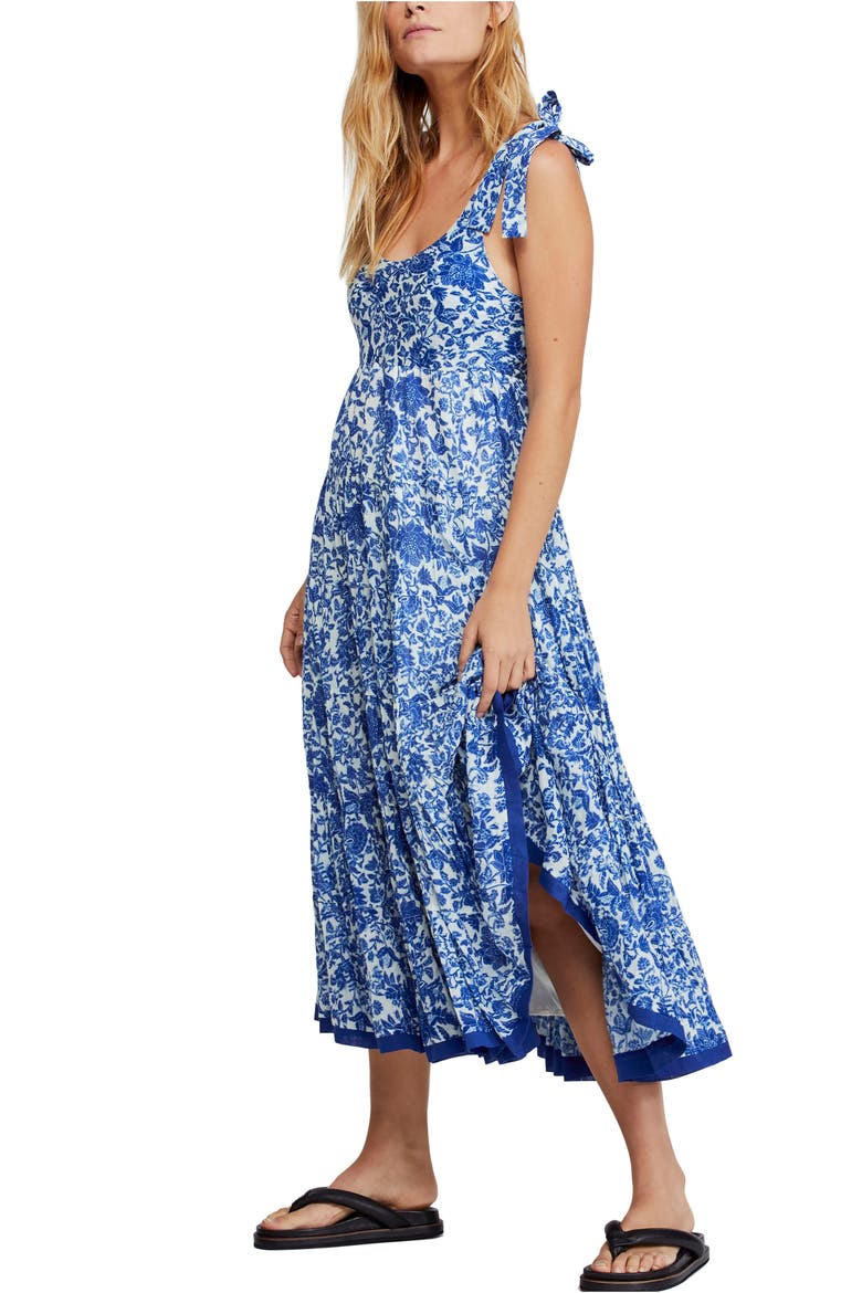 Kikas Print Dress, Main, color, IVORY COMBO