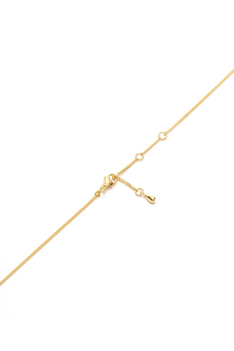 Crescent Moon Necklace Ruby, Alternate, color, Ruby
