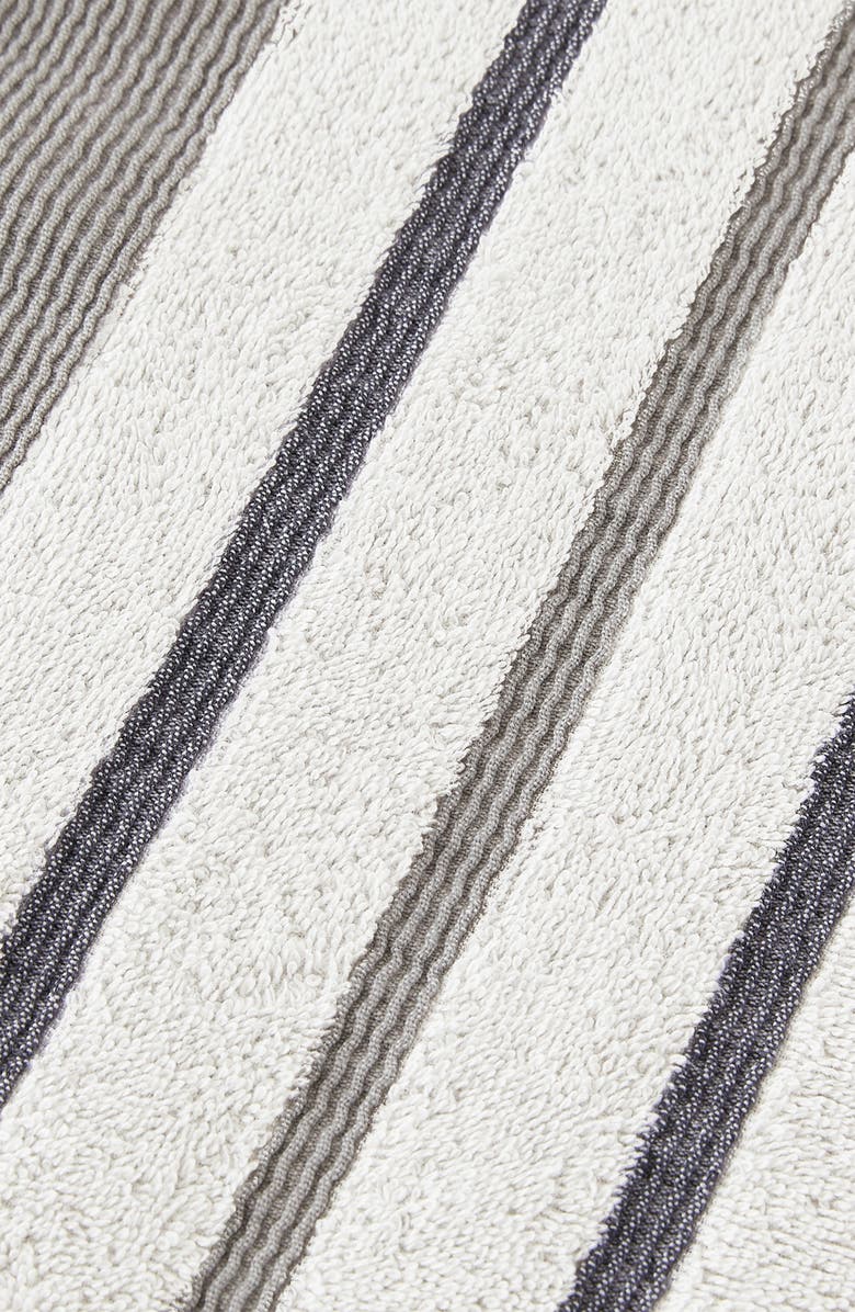 Woven & Weft Luxurious Cotton 6-Piece Decorative Towel Set, Alternate, color, Light Grey / Mid Grey