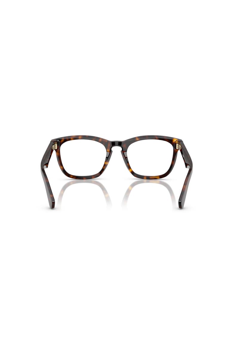 51mm Square optical glasses, Alternate, color, Brown