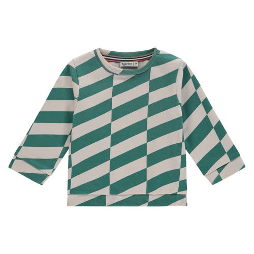 BABYFACE Asymmetrical Print Sweatshirt in Green  product