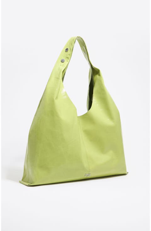 Leather Maxi Bikini Paper Bag