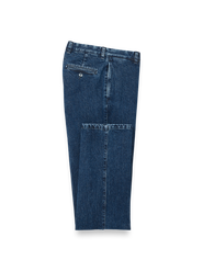 Paul Fredrick Denim Flat Front Pants
