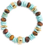 NEST Jewelry Malachite Stretch Bracelet