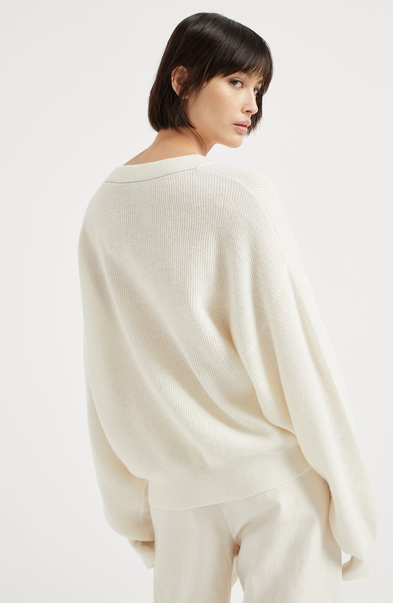 Brunello Cucinelli English Rib knit sweater, Alternate, color, 