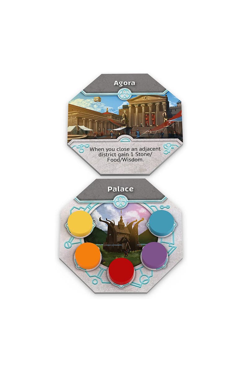 The City of Games Origins First Builders City Building Game, Alternate, color, Multicolored