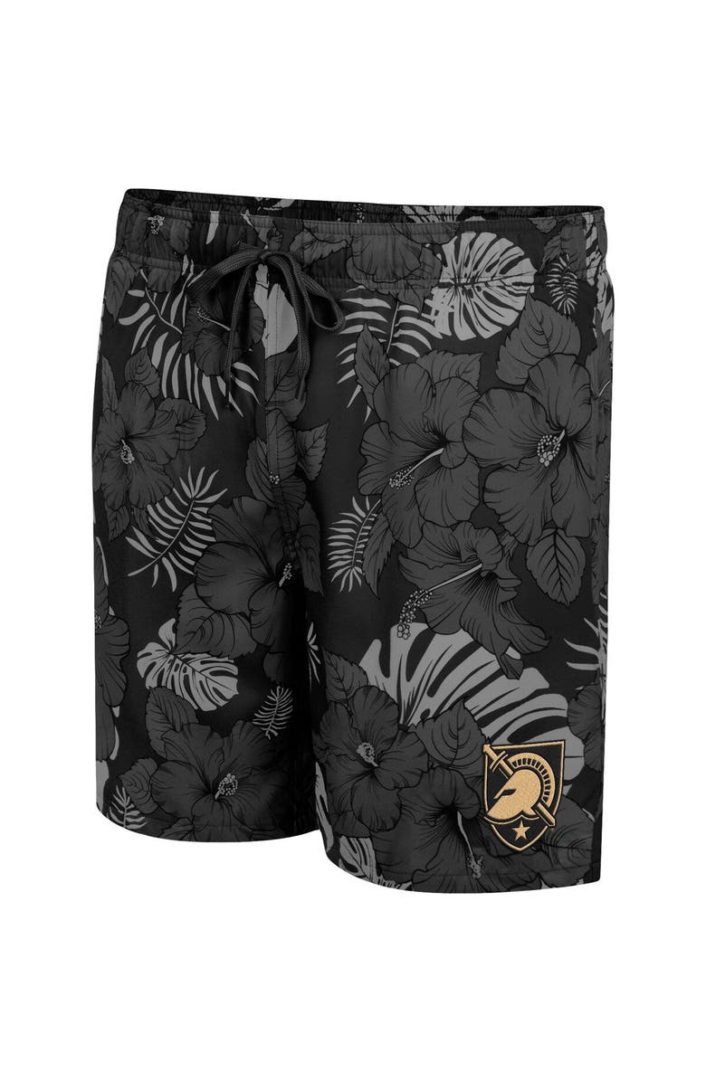 COLOSSEUM Men's Colosseum Black Army Black Knights The Dude Swim Shorts, Alternate, color, Black