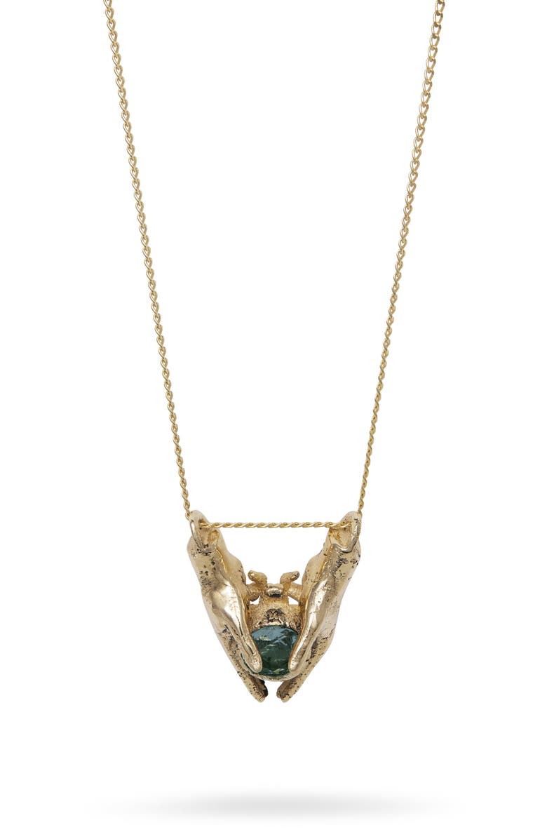 EX-A STUDIO For You  - Green Tourmaline, Main, color, 9Ct Gold