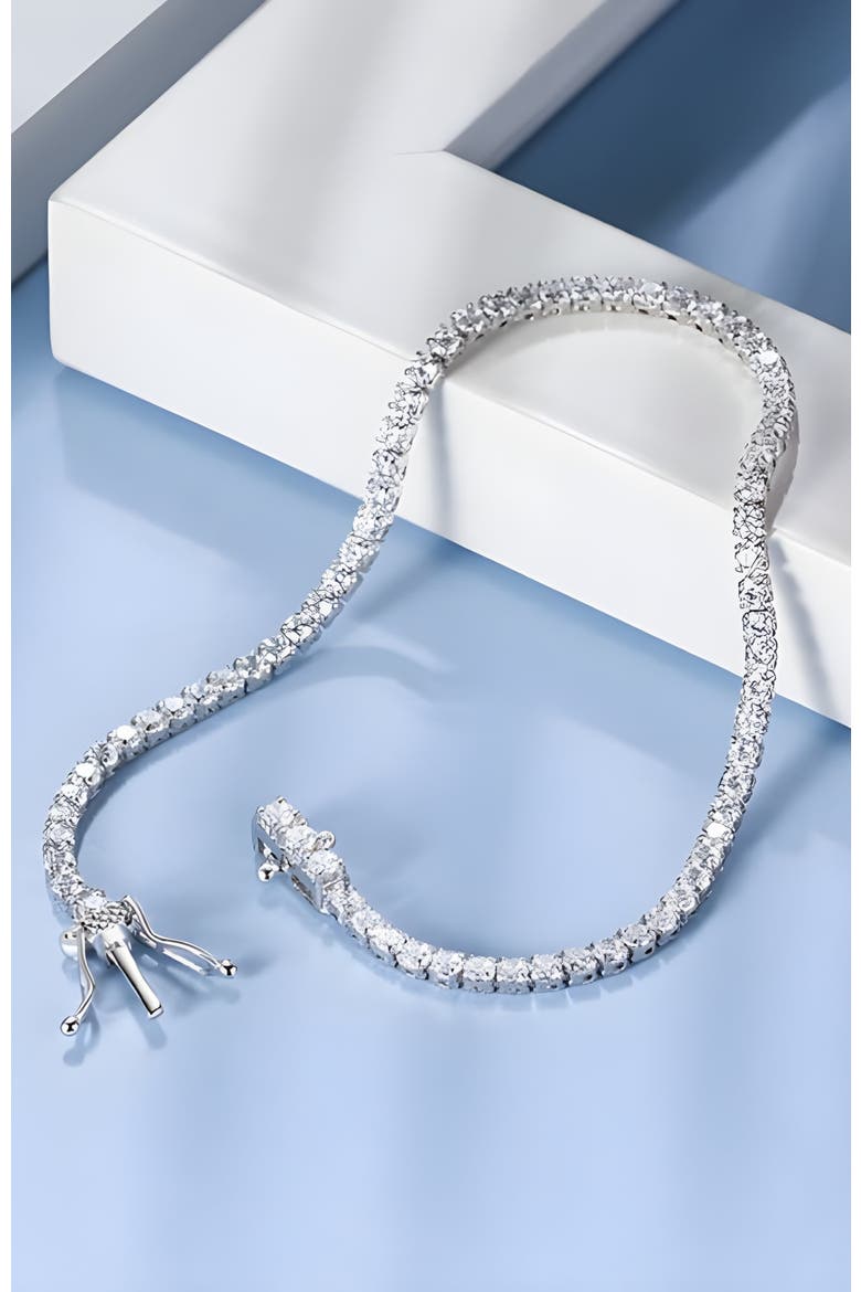 Classic Tennis Bracelet, Alternate, color, Silver
