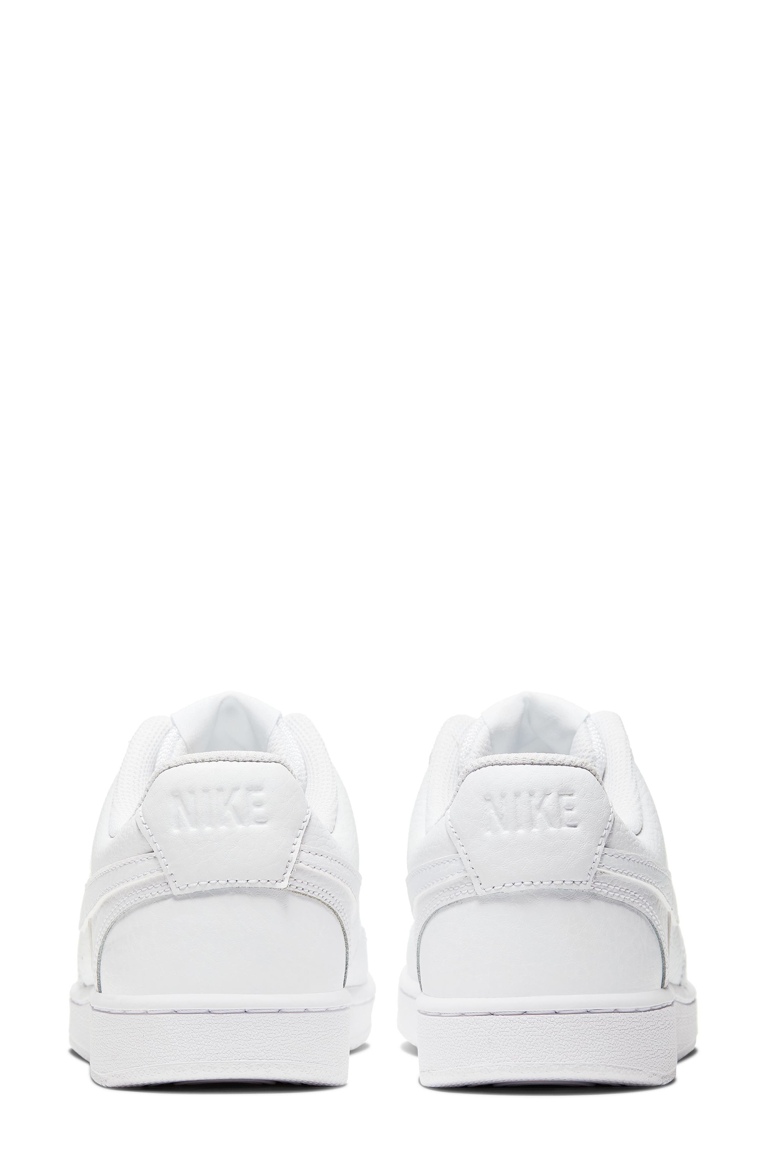 Nike Court Vision Low Sneaker, Alternate, color, 100 White/White/White