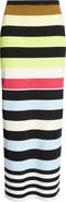 Christopher John Rogers Stripe Milano Stitch Sweater Skirt
