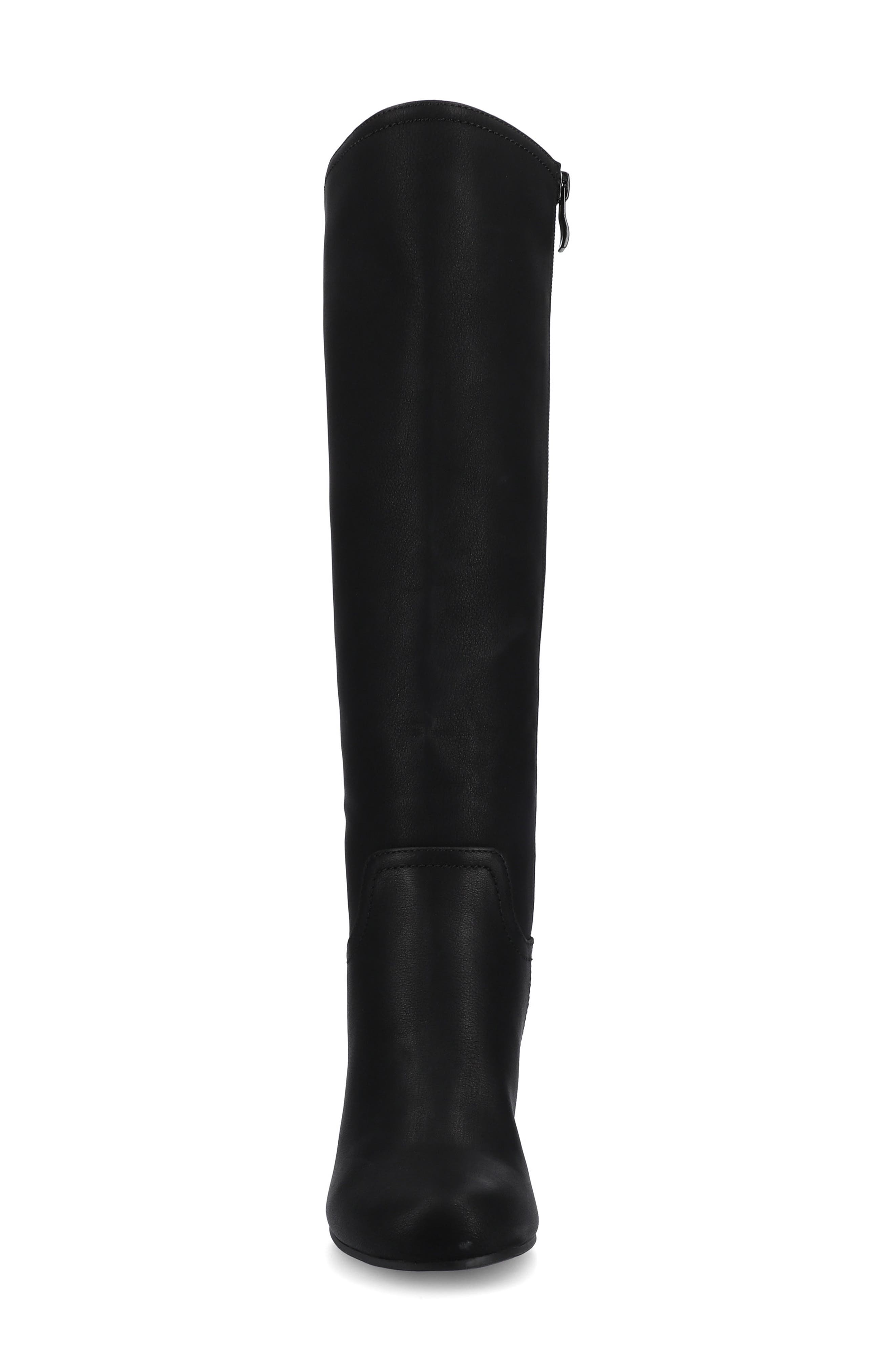 Journee Collection JOURNEE Langly Wedge Heel Tall Boot, Alternate, color, Black